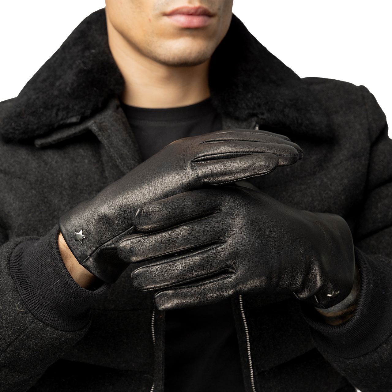 Quilted Essential Leather Gloves